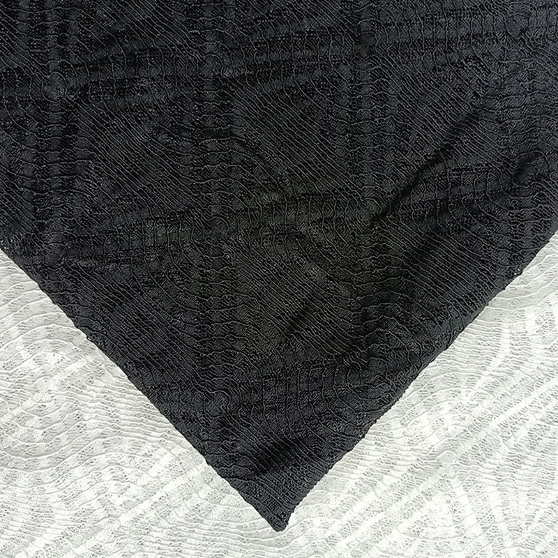 Lace Fabric Dress Geometric Warp Knit for Women's Wear Wholesale Suppl 4